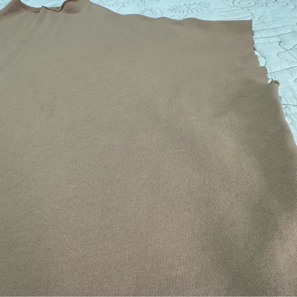 Frank & Eileen Camel Audrey Funnel Neck Capelet One Size Drapey Layering - Picture 6 of 8